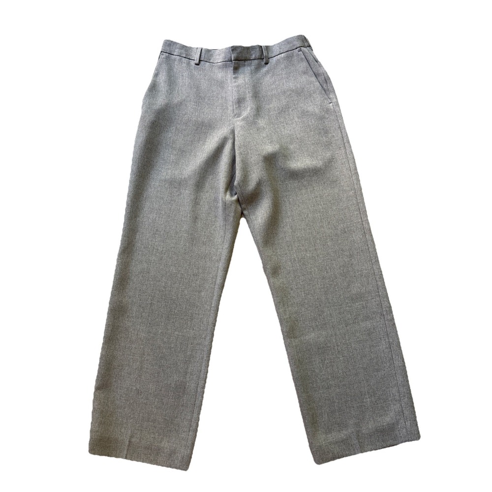 Topman Mens 32X32 Gray Dress Pants Regular Fit Straight Leg Career Work Trousers